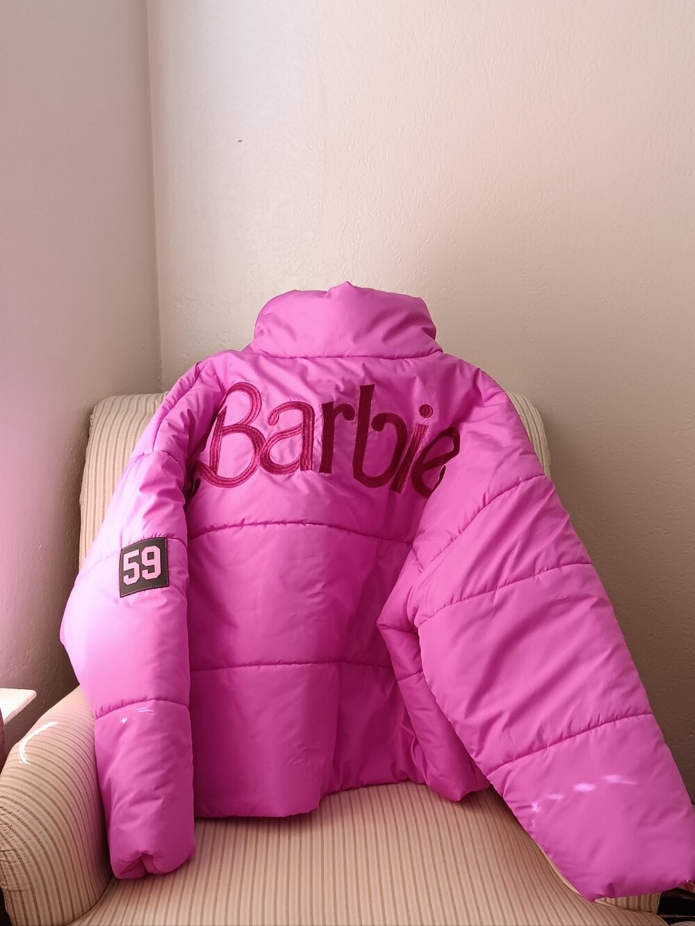 Pink Puffer Jacket - Picture 12 of 13